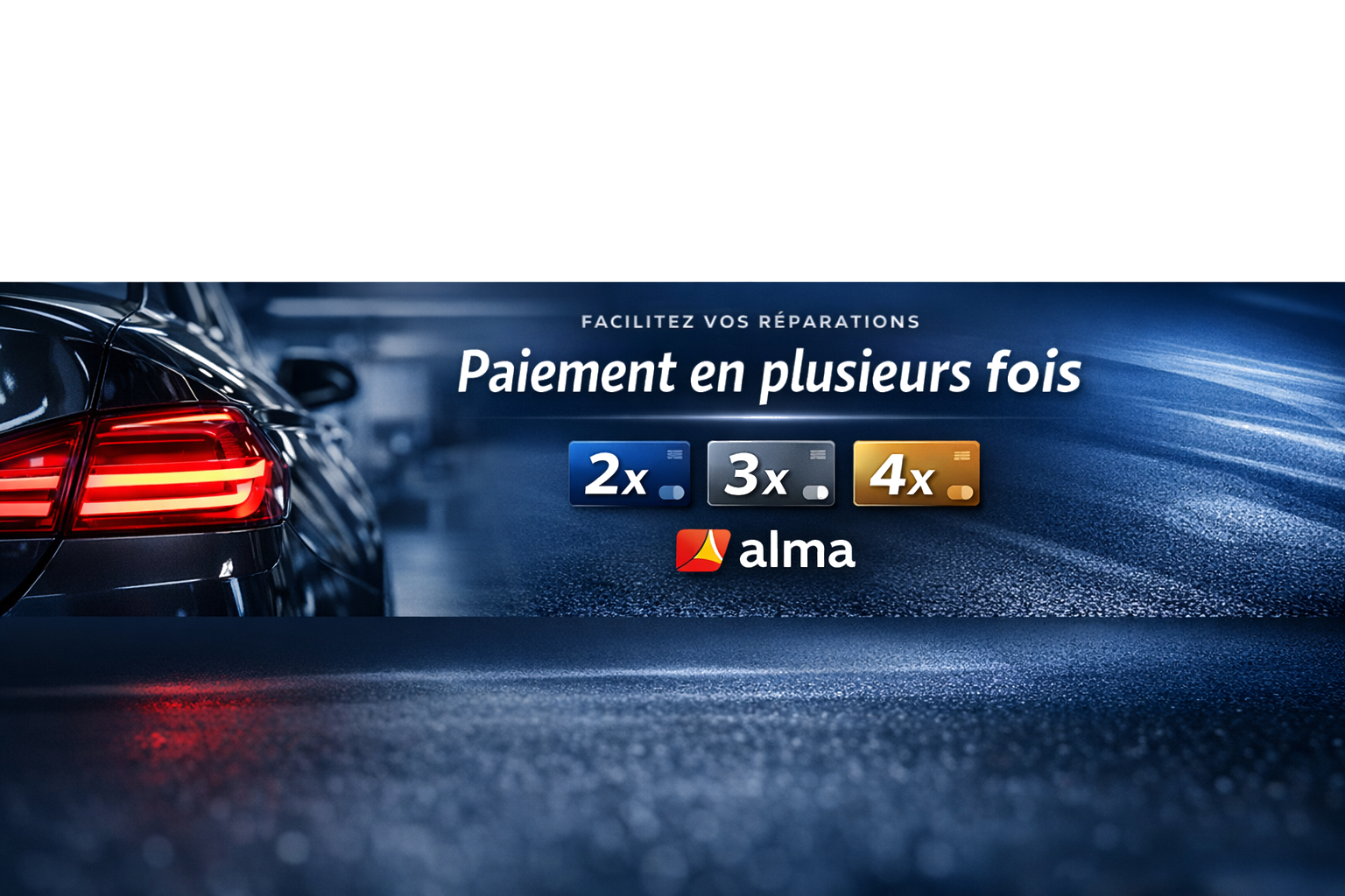 Paiement en plusieurs fois avec Alma - 2x 3x 4x